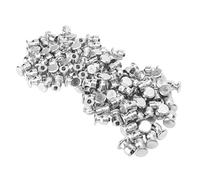 Generic Clous de Pneu Antidérapants et Résistants à L'usure pour Chargeur, Chariot élévateur, Moto, 100 Pièces, Vis de Pneu de Voiture Argentées, Adaptées aux Véhicules Agricoles