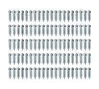 Generic Clous de Pneus Antidérapants M8, 100 Pièces, Excellente Adhérence, Pointes de Neige pour Tracteur, Chariot élévateur, Moto, Matériau Antirouille