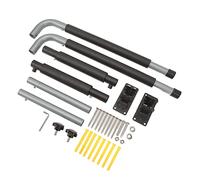 Generic Coffre de Toit de Voiture Pliable, Support Mural Latéral, Matériau en Alliage D'aluminium Durable pour canoë Snowboard, Charge de 50KG