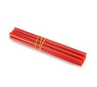 Generic Colle Thermofusible Adhésive Puissante, Bâtons de 7x150mm pour L'artisanat de Bricolage, Ensemble de 10 Pièces pour les Projets Scolaires (rouge)