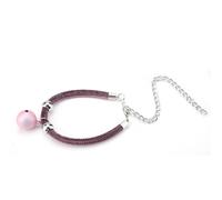 Generic Collier Cloche en Nylon pour Chat, Léger et Réglable, de Style Japonais, pour Petits Chats et Chatons, avec Chaîne D'extension de 38cm (Les Fans de Jeanne)