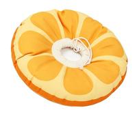 Generic Collier Cône Ajustable pour Chat Doux et Confortable pour la Récupération du Chat Conception Étanche en Coton PP 1 Unité (M : Plage réglable : 17-27 cm/6,69-10,62 Pouces)