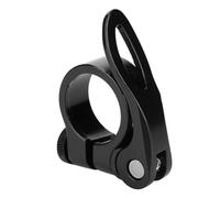 Generic Collier de Serrage de Tige de Selle 28,6 Mm, Alliage D'aluminium à Dégagement Rapide pour Vélo de Route, Vélo de Montagne, avec Tube de Selle de 25,4 Mm (BLACK)