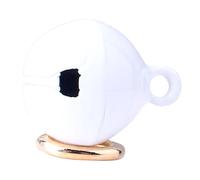 Generic Collier Précis pour Animal de Compagnie, Pendentif en Fer Durable pour Chats et Chiens, Son Clair pour Les Activités de Plein Air, Porte-clés chromé pour Un Retrait Facile (White)