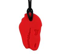 Generic Colliers à Croquer, Collier Sensoriel à Croquer Durable Mignon 5 Pièces sécurité sans Décoloration pour les Enfants Utilisation Quotidienne (Comme indiqué, rouge, bleu, bleu ciel, vert,)