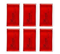 Generic Colophane pour Violon, 6 Pièces, Adhérence Premium à Faible Poussière pour une Performance Fluide sur les Instruments de Violon, Alto et Violoncelle (rouge)