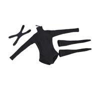 Generic Combinaison Décontractée à L'échelle 1:6 avec Chaussettes Tubulaires pour Figurines 12'', Noir