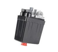 Generic Commande de Pressostat de Compresseur D'air 240V 16A, Robuste pour Usage Industriel, Durable avec 4 Ports et Interrupteur Marche/arrêt Rouge
