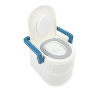 Generic Commode de Chevet, Toilettes Portables Toilettes Portables pour Adultes avec Accoudoirs Détachables Mobiles pour Adultes Chaise de Commode de Chevet Non Glissante pour Salle de Bain