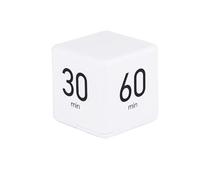 Generic Compte à Rebours avec Induction par gravité pour la Cuisine, Le Sport et L'apprentissage - Minuteur Blanc Compact de 6,7 Cm (15-20-30-60)