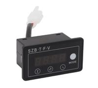 Generic Compteur D'affichage Numérique de Générateur Compteur de Tension de Moteur Précis pour Générateur à en Plastique 90-250V à