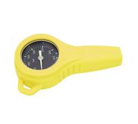 Generic Compteur de Pression de Plongée, Jauge de sécurité Sous-marine Durable, Outil de Test de Plongée Lumineux pour Plongeurs Professionnels, Compact en Acier (YELLOW)
