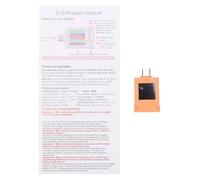 Generic Compteur de Puissance USB C, Testeur Multi-protocole, écran Couleur, Enregistrement, Chargeur, Téléphone Portable, Plastique Convivial (B10 Orange)