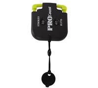 Generic Compteur de Score de Mini Compteur Portable à Double Course avec Lanière pour Les Amateurs de, Taille Portable, Opération Facile Matériau : ABS (Noir Jaune)