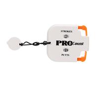 Generic Compteur de Score de Mini Compteur Portable à Double Course avec Lanière pour Les Amateurs de, Taille Portable, Opération Facile Matériau : ABS (Blanc Orange)