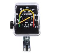 Generic Compteur de Vitesse Mécanique pour Vélo de Montagne avec Affichage à Double échelle pour Le Suivi de la Vitesse et de la Distance, 1 unité