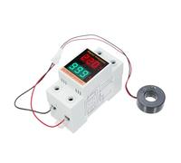 Generic Compteur D'énergie monophasé, Affichage LED de Haute qualité pour Usage Domestique, Matériau Ignifuge PC