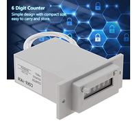 Generic Compteur électromagnétique à 6 Chiffres CSK6-YKW avec Comptage Précis, Idéal pour L'industrie de la Défense et du Textile (DC24V)
