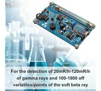Generic Compteur Geiger, Détecteur de Rayonnement de Rayonnement Nucléaire Détecteur de avec Alarme Sonore et Alarme de Lumière Open Source Kit de Compteur Geiger Support Acquisition de Données