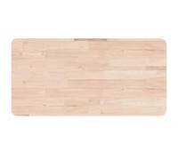 Generic Comptoir de Salle de Bain en Bois de Chêne Massif, Bois Massif traité, Applicable à la Rénovation de Lavabo et à la Décoration de Salle de Bain de Maison (100 x 60 x 4 cm)