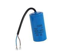 Generic Condensateur de Fonctionnement CD60 250 V AC 150 UF Durable pour le Démarrage du Moteur du Compresseur D'air, adapté aux Moteurs Monophasés, Noir