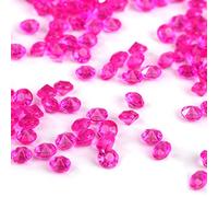 Generic Confettis de Mariage en Acrylique Durables, Décorations de Fête, 2000 Pièces, pour Affichage de Photographie Dispersée sur Table de Mariage (rouge #10)