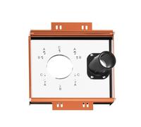 Generic Connecteur Coulissant de Routeur, Couvercle de Collecte de Poussière Durable pour Planches à Aplatir, Alliage D'aluminium Compatible 1 unité