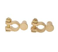 Generic Connecteur de Borne de Batterie de Voiture, Borne de Batterie en Laiton de qualité Supérieure pour Protection Automatique, Alimentation pour les Types de, 1 Paire de de SAE vers JIS,