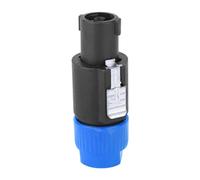 Generic Connecteur de Câble de Fiche à 4 Broches 10pcs, Connecteur de Haut-Parleur Audio Audio C NL4FC de Haut-Parleur, Vidéo (Blue)