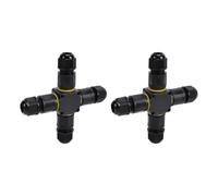 Generic Connecteur de Fil électrique 3 Broches, 2 Boîtes de Jonction étanches pour Applications Extérieures, Matériaux Durables pour L'éclairage Paysager, classé IP68