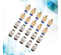 Generic CONNECTEUR DE Filament, 20pcs PC4 M10 CONNECTEUR Pneumatique Droit Mâle PC4 M6 M6 RADIAGE DE TUBE BOWDEN BOWDEN TUBE pour Imprimante 3D