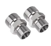 Generic Connecteur de Filetage de Tuyau Hydraulique, M14 à MANGUESTíze 2 PC Connexion Sûre Filetages Précis pour Petites Excavateurs