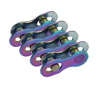 Generic Connecteurs de Maillons de Chaîne de Vélo en Acier, 11 Vitesses, Pièces de Maillons Manquants pour Vélo de Route de Montagne, Accessoire de Cyclisme (Pince multicolore)