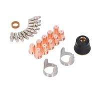 Generic Consommation de Torche à Coupe, Électrode Coupes Tips Kit en Laiton 24pcs Ensemble avec Guide de Stand OFF pour l'industrie