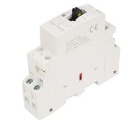 Generic Contacteur AC sur Rail DIN 2P 25 A 220 V 50 Hz avec Interrupteur de Commande Manuel pour un Fonctionnement Silencieux - Idéal pour un Usage Domestique (2NO)