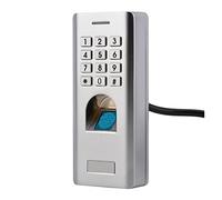 Generic Contrôle D'accès par Empreinte Digitale, Clavier Métallique étanche, Entrée de sécurité pour Utilisation en Extérieur avec 1000 Empreintes Digitales et 2000 Broches Utilisateurs