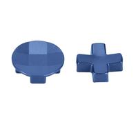 Generic Contrôleur D Pads Bouton Directionnel en Acier Inoxydable élégant à Facettes Standard D Pad pour Contrôleur de Jeu (Blue)