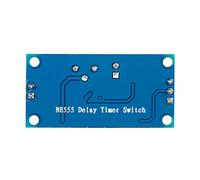 Generic Contrôleur de Temps de Module de Relais de Retard NE555 Réglable pour Projets électroniques Personnalisés 5-12 V avec Bouton de Test intégré et Indicateur LED