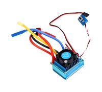 Generic Contrôleur de Vitesse électronique Haute Performance ESC sans Balais 80 A pour Voitures RC, Modèle de Bateau - Prise Polyvalente 2-3S T, Réglage Banane 4,0 Mm