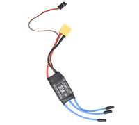 Generic Contrôleur de Vitesse ESC XT60 sans Balais Fiable 30A pour Hélicoptère Drone RC FPV, Installation Facile pour Avion télécommandé RC