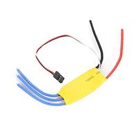 Generic Contrôleur de Vitesse PWM 30A à Haut Débit ESC RC, Frein Programmable à Démarrage Progressif à Faible Résistance et Faible Couple, Idéal pour Les Bateaux RC, 1 unité