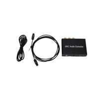 Generic Convertisseur Amplificateur D'extracteur de Son ARC Multimédia HD pour une Expérience de Cinéma Maison Immersive 6 Canaux en Alliage D'aluminium Taille Compacte pour Adaptateur TV vers Barre