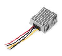 Generic Convertisseur de Puissance 24V à 12V, Réducteur de Tension étanche 8A pour Applications Automobiles et Industrielles, Coque en Aluminium (24V à 12V8A Grand boîtier en Aluminium)