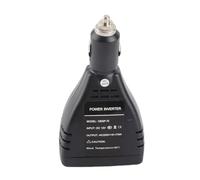 Generic Convertisseur de Puissance en Métal pour Voiture 75 W DC 12 V vers AC 220 V avec USB 5 500 MA Onde Sinusoïdale Modifiée pour Les Voyages sur Route, Le Travail sur Le Terrain et Le Chargement