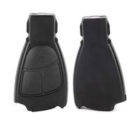 Generic Coque de Rechange Noire pour CLé de Voiture à 3 Boutons pour C E ML S CLK CL, Matériau ABS Durable, pour la Protection des Clés de Voiture
