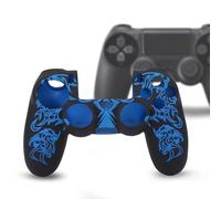 Generic Coque en Silicone Souple Antidérapante pour Contrôleur, Expérience de Jeu Confortable, Protection Durable pour Les Contrôleurs de Console (Bleu Noir)