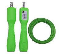 Generic Corde à Sauter Réglable, Corde de 2,6 M pour Exercice avec Compteur, Poignée Antidérapante, Roulement à 360 Degrés pour une Rotation Douce, Convient aux Adultes et aux Enfants (GREEN)