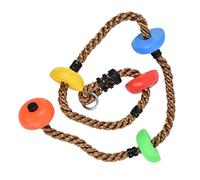 Generic Corde de Balançoire à Disque, Balançoire d'escalade d'arbre Durable pour Enfants en Plein Air, Balcons et Cours à Haute Résistance en Plastique Multicolore