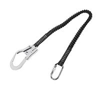 Generic Corde de sécurité Anti-Chute à Corde élastique à Crochet en Acier Unique pour l'escalade et Le Travail Aérien, Durable et Légère, 681g