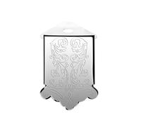 Generic Cordier en Métal pour Mandoline, Accessoire de Remplacement Durable avec Vis pour Guitare Mandoline, Excellent Matériau argenté Résistant à la Rouille, 1 Pièce (SILVER)